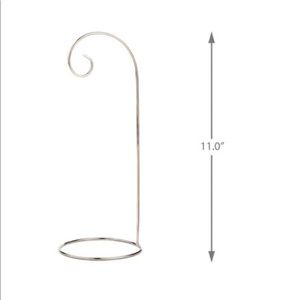 Silver hallmark ornament holder